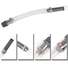 14"Durable Car Fuel Tube Elbow Holder Combination Fuel Hose Fuel Tank Containers