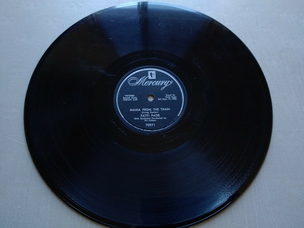 パティページ Patti Page MAMA FROM THE TRAIN (POP 45) #70971 PLAYS VG++ NO