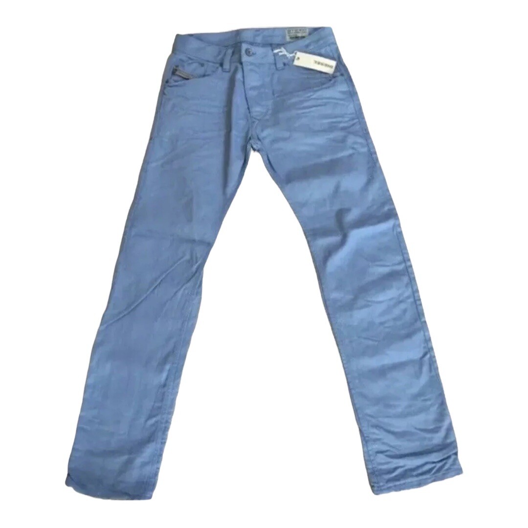 Diesel Men's Jeans Darron 008QU Regular Slim Tapered Stretch Sky