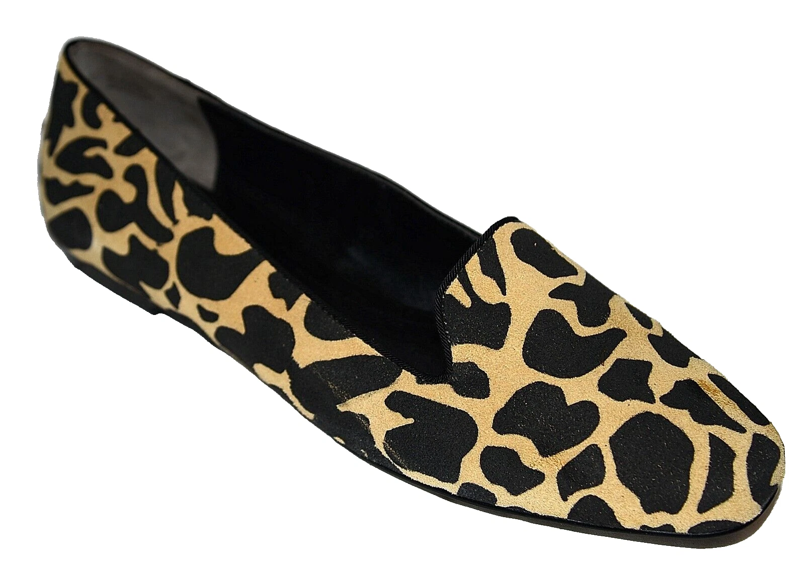 NEW 2014 Pour La Victoire Millie Leopard Suede Shoes Flats 9.5