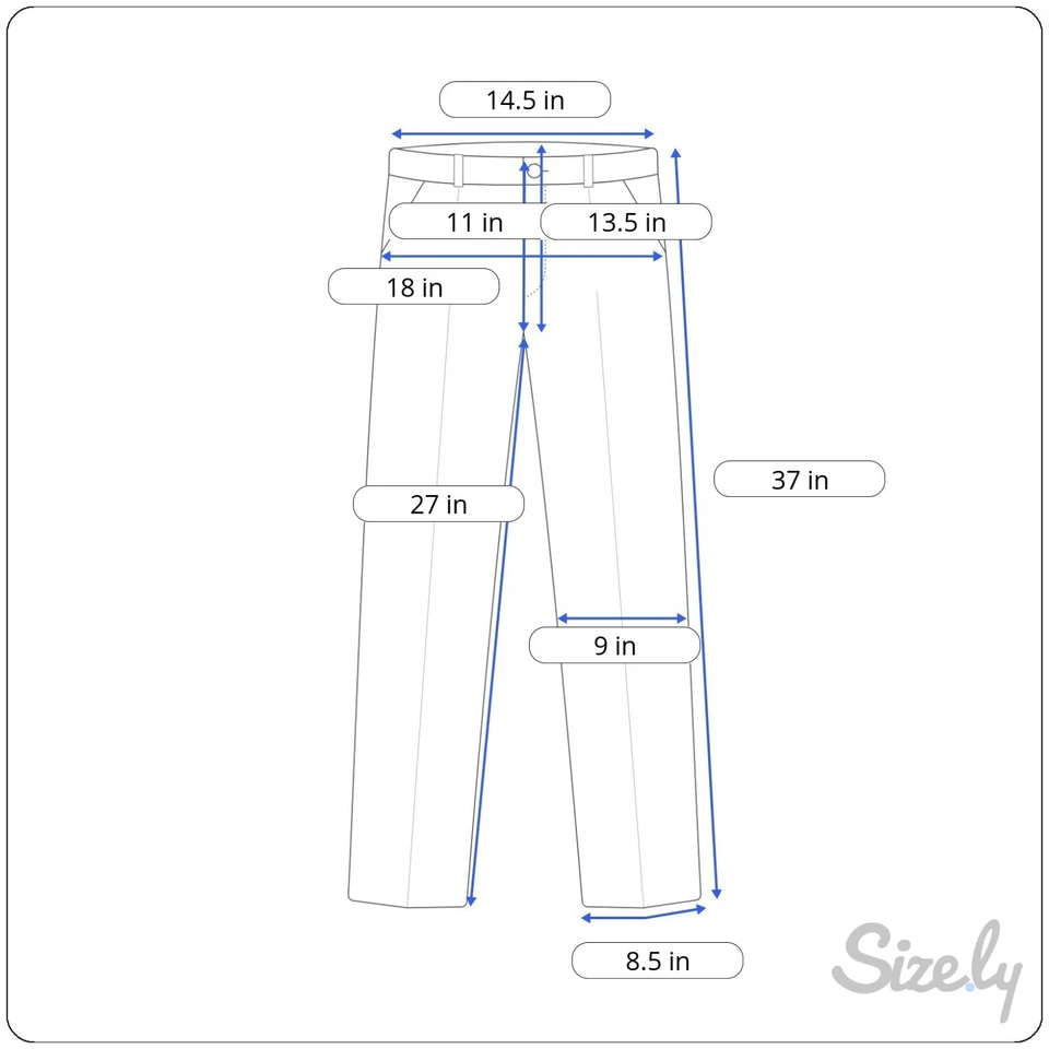 Pantalón de pana AG Adriano Rhett para mujer 27 marrón elástico tiro alto pierna recta (29x27) Foto 4 de 4