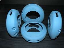 LTGEM Silicone Stand-up/Carry Case For JBL Clip 3 Bluetooth Speaker, Cobolt Blue