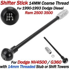 For Dodge Ram 2500 3500 NV4500 G360 Shifter Stick 14MM Coarse Thread, NV4500-28E