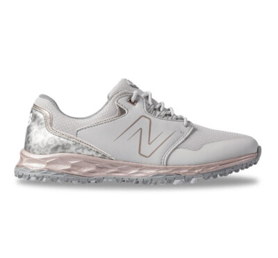 New New Balance Golf Ladies Fresh Foam LinksSL v2 Shoes Gray/Rose 9.5 Medium