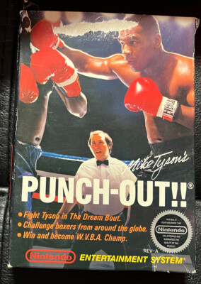 Mike Tyson's Punch Out Punchout Punch-Out Nintendo NES Empty Box Only 