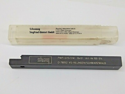 (1) SCHWANOG METAL LATHE toolholder  16x12  #100014
