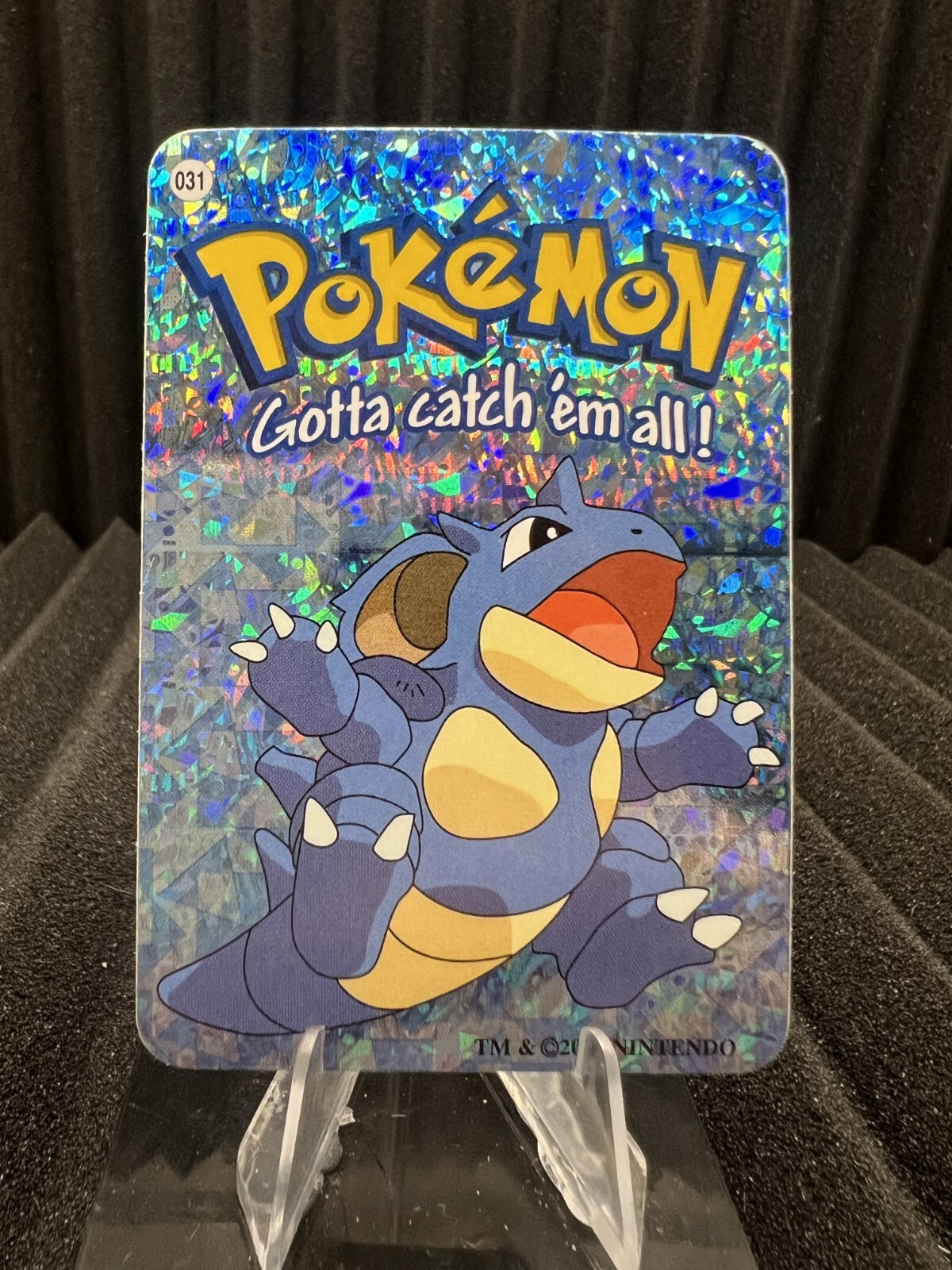 Nidoqueen #31 - Vintage Vending Machine Prism Sticker 2000 - Pokemon Card