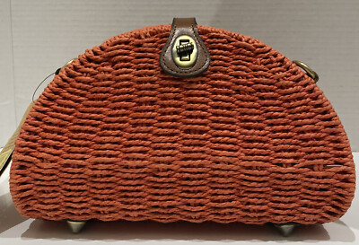 Patricia Nash Shoulder Large Tote Bag Orange Studded | eBay Patricia Nash Vibrant Orange Willow Bag display picture 1