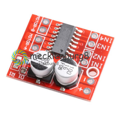 10PCS 1.5A Dual Channel Mini Motor Driver Board Replace L298N PWM Speed Control