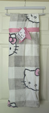 Hello Kitty Throw Blanket Plush Pink Gray 50"x70"