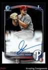 2025 Bowman Chrome Draft Autographs Gage Wood 1st ROOKIE AUTO PHILLIES