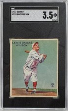 1933 GOUDEY #211 LEWIS HACK WILSON SGC 3.5 0117049