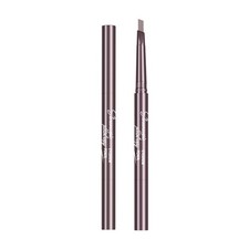 1 pieza Delineador de ojos impermeable de doble extremo lápiz de cejas lápiz cepillo herramientas de maquillaje EE. UU._