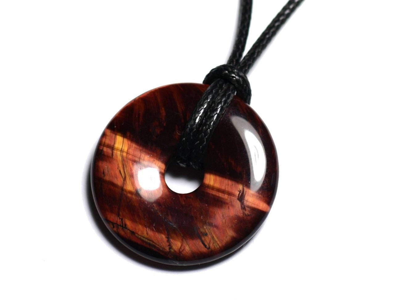 Oeil de tigre rouge collier pour sublimer votre style bohème chic au quotidien