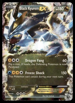 Black Kyurem EX BW62 Holo Black And White Promo Pokemon Card