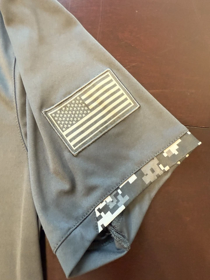 Baylor Bears Football Polo Gray Men's XXL US Flag - Image 4 of 4