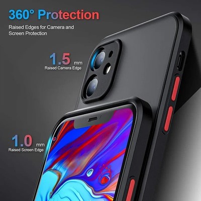 Case for iPhone 12 13 14 15 Pro Max 13 12 11 Plus 7 8 Mini Shockproof Cover