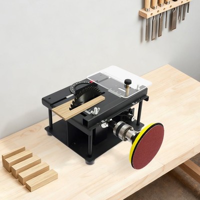 Compact Heavy Duty Table Saw Rotating Speed 1000-3000r/min Work Shop Portable US