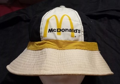Vintage 1970s McDonald's Bucket Hat Limited Hatters Cap & Millinery Works Large