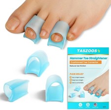 Hammer Toe Straightener Corrector for Women  Men - 6Pcs Blue - Hammer Toe Stra