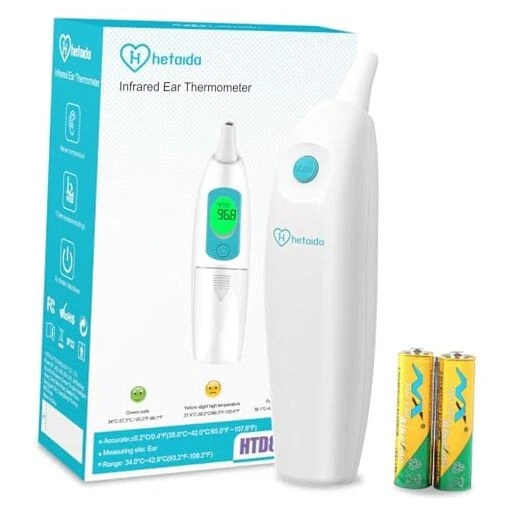 Ear Thermometer for Adults and Kids, Digital Thermometer with Fever Alarm and
Opens in a new window 