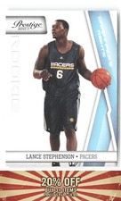 2010-11 Panini Prestige #198 SN,RC #/999 Lance Stephenson Draft Picks Light Blue