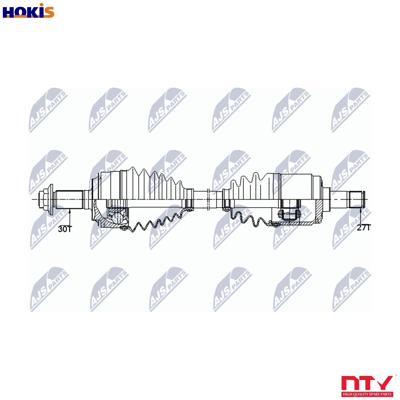 Original NTY Drive Shaft NPW-HD-071 For Honda - Image 9