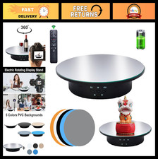 Motorized 360  Rotating Display Stand, 7.87" Turntable for Jewelry  Products, R