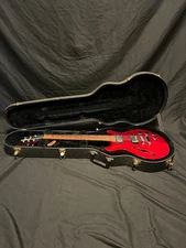 1998 Hamer USA Artist 25th Anniversary Semi-Hollow Body Guitar Cherry Red W/OHSC