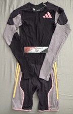 Adidas 2024 Pro Elite Team LS Speedsuit IN1130 Aurora Black Mens Size Small