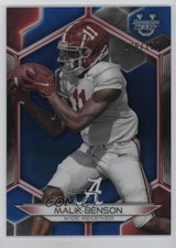 2023 Bowman U Blue Refractor 136/150 Malik Benson #87 01uy