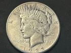 1922 S Peace Dollar 90% Silver , Coin Is Worn Please View Pictures