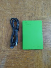 Xbox Seagate 2TB Green Portable External Hard Drive w/ Cable -Tested  Formatted