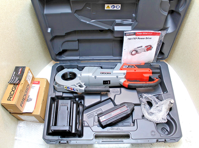 #ad RIDGID 760 FXP Cordless Threader 12 R Drive Battery FXP Charger 700 600 $1895.00