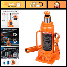 12 Ton Hydraulic Bottle Jack - 24000 Lbs Capacity 7.5-14 Lift Range Long Hand