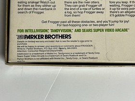 FROGGER Intellivision Video Game Complete W/Box & Manual Tandyvision Sear Arcade