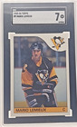 1985-86 Topps #9 Mario Lemieux RC Rookie HOF Penguins -  Graded SGC 7
