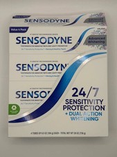 Sensodyne Advanced Whitening Toothpaste 6.5oz 4 Pack Sensitivity - Open Box 1.35 per gallon