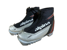 Alpina ST10j Kids Nordic Cross Country Ski Boots Size EU25 US8.5 for NNN A-398