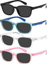 Yogo Vision Toddler 47-15-125, Black, Blue, Clear, Pink With Smoke Lens