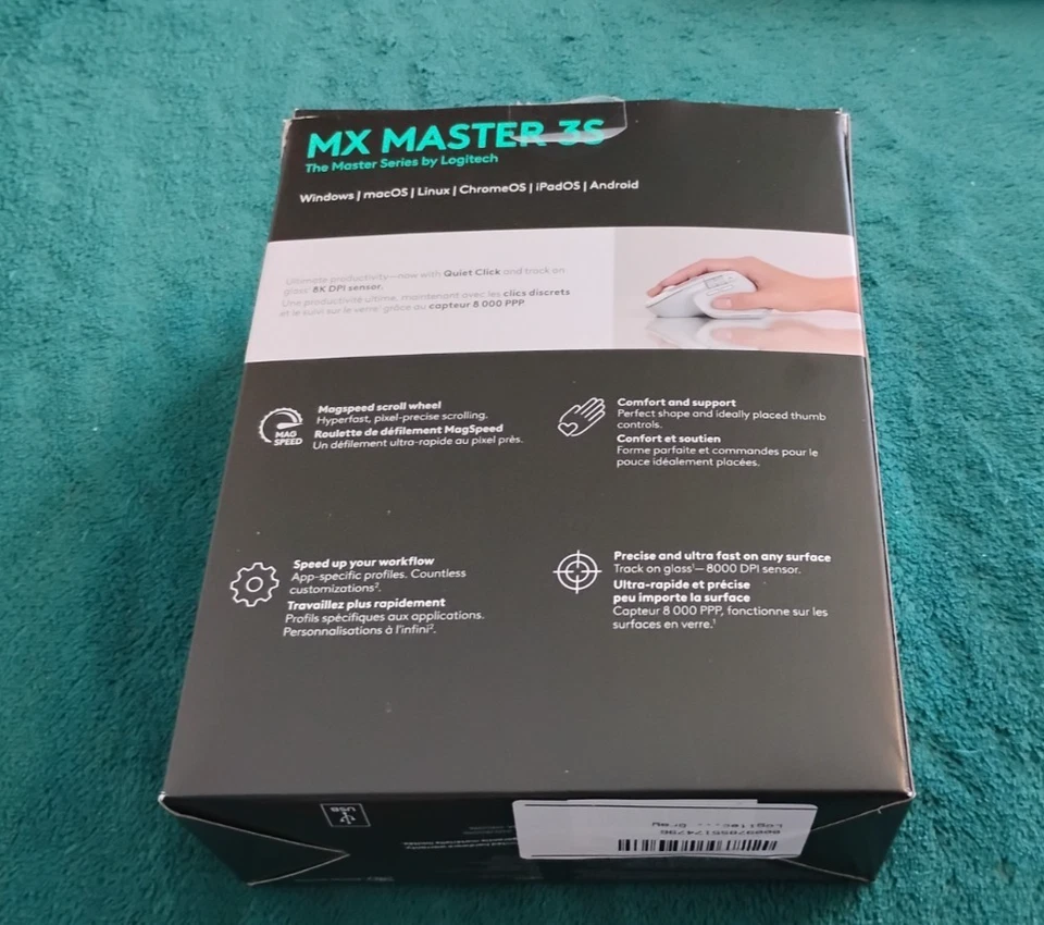 Logitech MX Master 3s (Pale Grey) In Great Condition! - Image 2 of 4