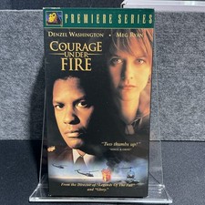 20th Century Fox Courage Under Fire VHS Drama R NTSC 1996 Denzel Washington Ryan