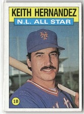 1986 TOPPS #701 KEITH HERNANDEZ NEW YORK METS