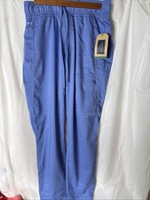 Cherokee Workwear Revolution Men's Scrub Uniform Pants Nurse Medical Size S Blue