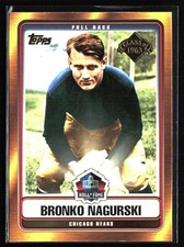 2006 Topps #HOFT-BN Bronko Nagurski Hall of Fame Tribute