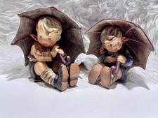 Hummel, Goebel Vintage Umbrella Girl and Boy Set 152/0 a 152/0 B