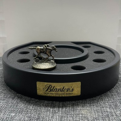 Blantons Bourbon Whiskey Cork Bottle Stopper Display W/ 1 Horse Letter N