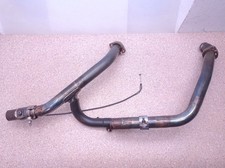 Auspuff Krümmer Rohr Harley Dyna Super Glide Street Bob exhaust collector pipe Ⓔ