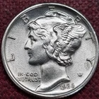 1936 Mercury Dime 10c BU UNC Uncirculated High Grade #100214