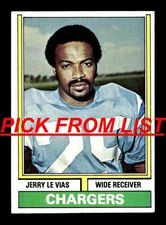 1974 Topps Football #274-528 EX/EX-MT Pick From List ALL PICTURED cc5